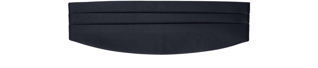 Fursac Satin pleated tuxedo belt
