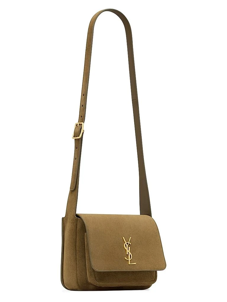 Yves Saint Laurent Niki Satchel Shoulder Bag in Suede 7