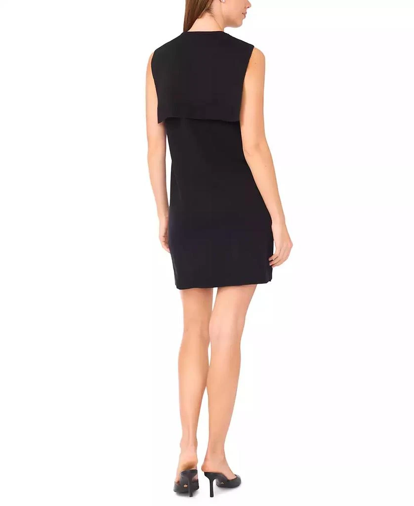 MSK Women
s Sleeveless Cardigan Overlay Sweater Dress 3