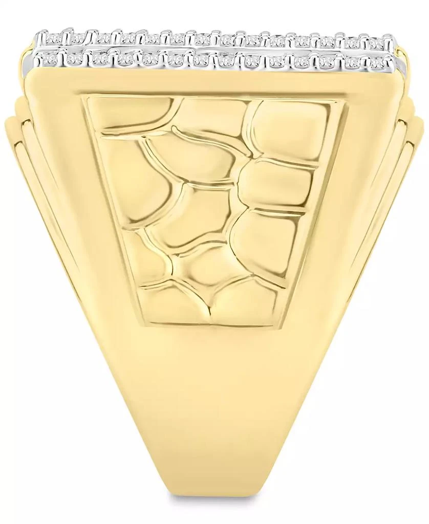Macy's Men's Diamond Vertical Cluster Ring (7 ct. t.w.) in 10k Gold 3