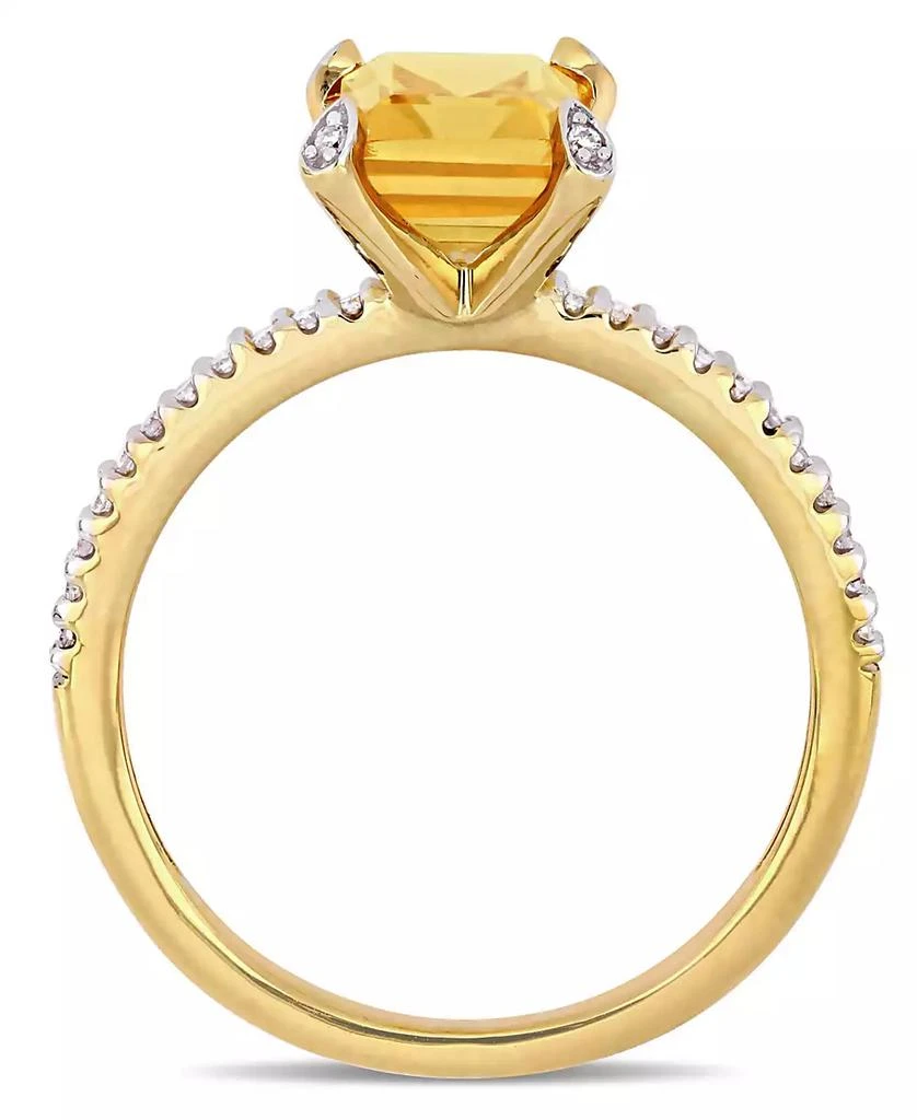 Macy
s Citrine (1-1/2 ct.t.w.) and Diamond (1/10 ct.t.w.) Ring in 10k Yellow Gold 3