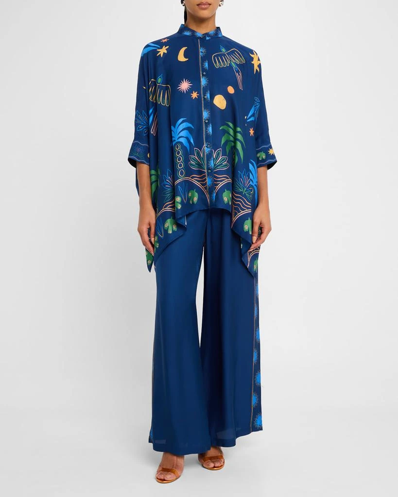 Johnny Was Katia Oversized Handkerchief Blouse 2