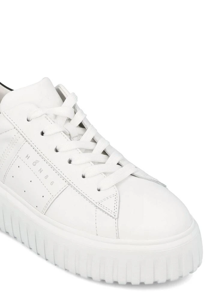 hogan Hogan Round-Toe Lace-Up Sneakers 4