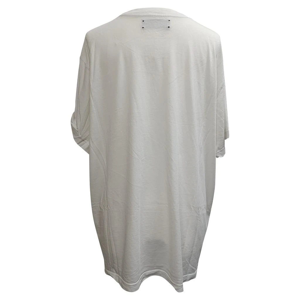 AMIRI Logo Printed T-Shirt in White Cotton 4