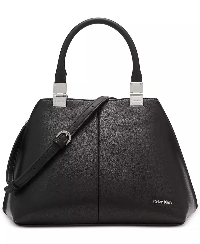 Calvin Klein Granite Convertible Satchel with Magnetic Snap 1