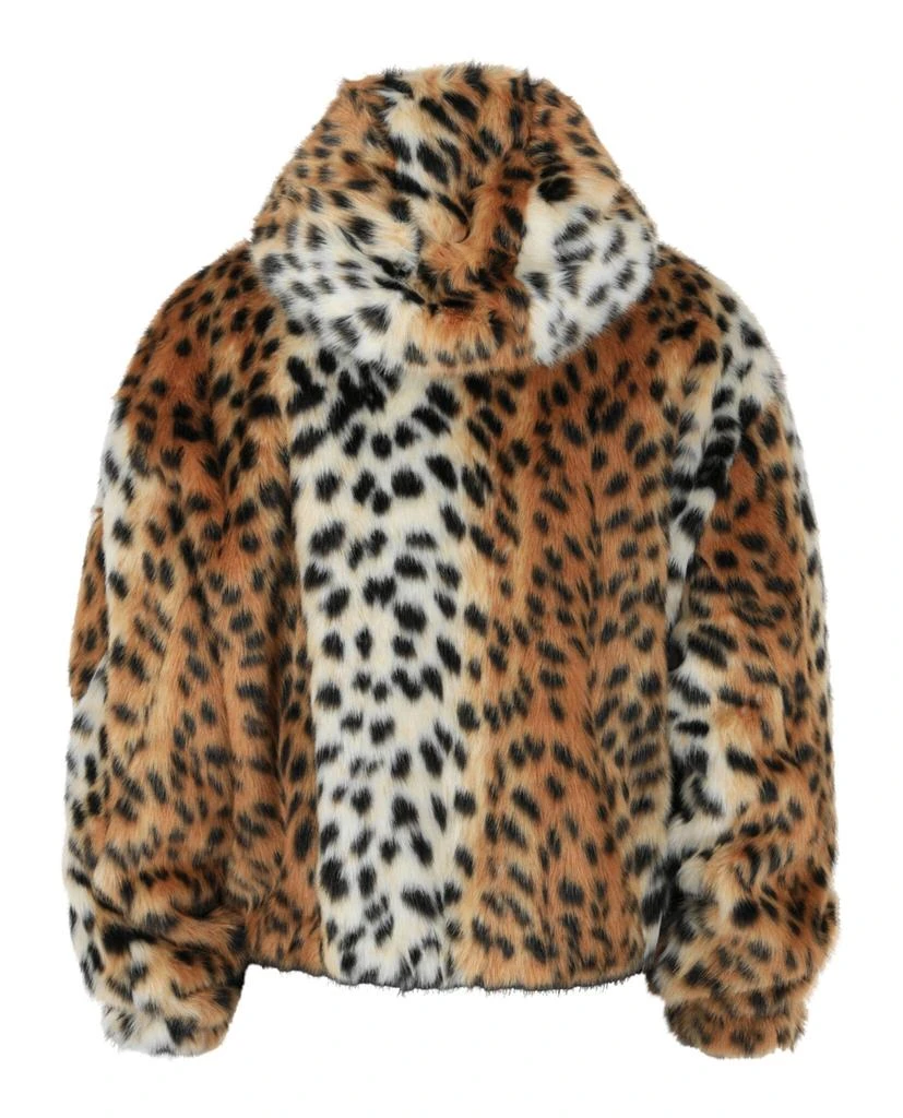 Givenchy Cropped Hooded Bomber Jacket In Faux Fur 2