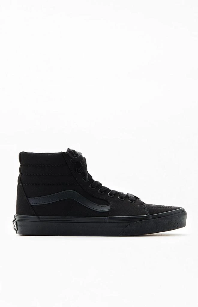 Vans Sk8-Hi Black Canvas Shoes