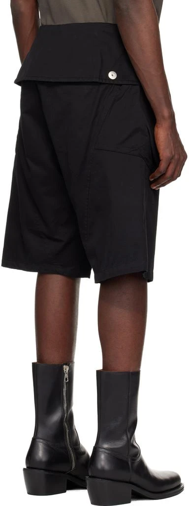 Omar Afridi Black Flap Shorts 3