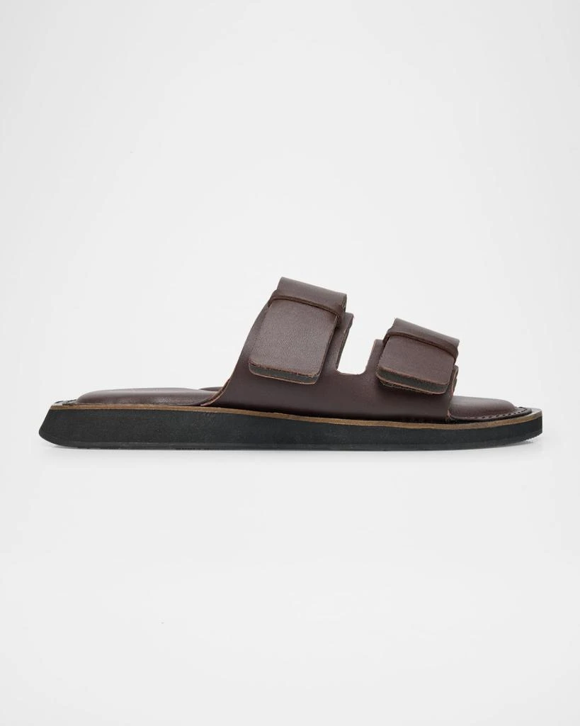 Rag & Bone Parker Leather Dual Band Slide Sandals 1