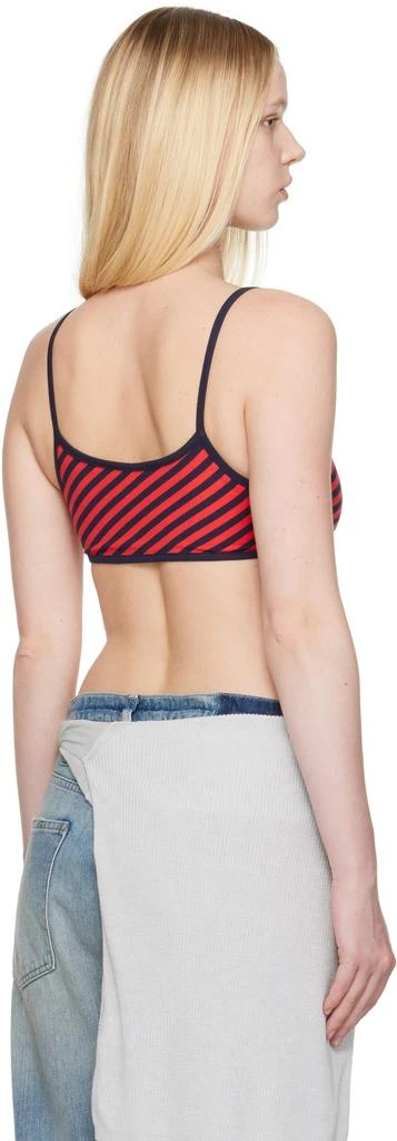 Paloma Wool Red 
Navy Chee Bralette Top 3