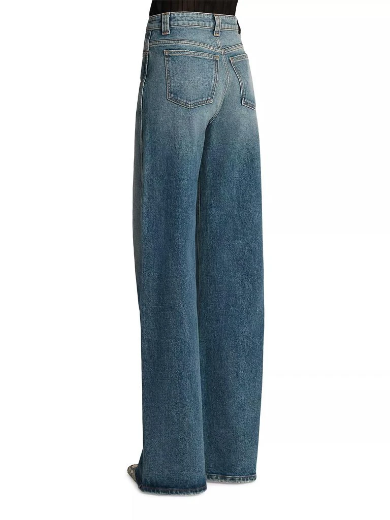 Khaite Dane High-Rise Straight-Leg Jeans 4