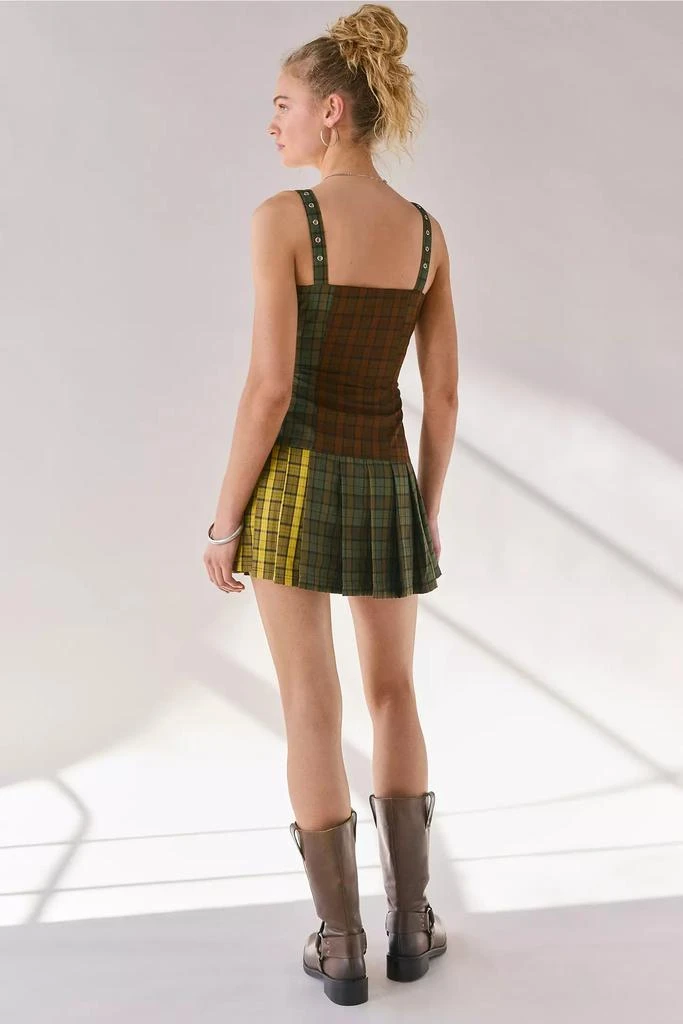 The Ragged Priest The Ragged Priest Viv Tartan Pleated Mini Dress 2