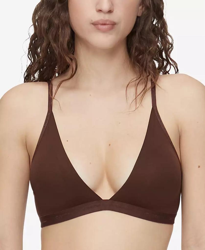 Calvin Klein Women's Form To Body Lightly Lined Triangle Bralette QF6758