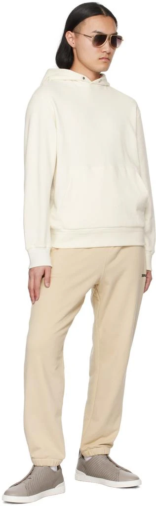 ZEGNA Beige Bonded Sweatpants 4