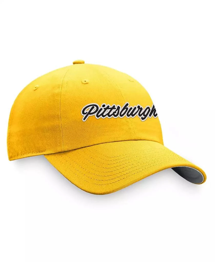 Fanatics Women's Gold Pittsburgh Penguins Breakaway Adjustable Hat 3
