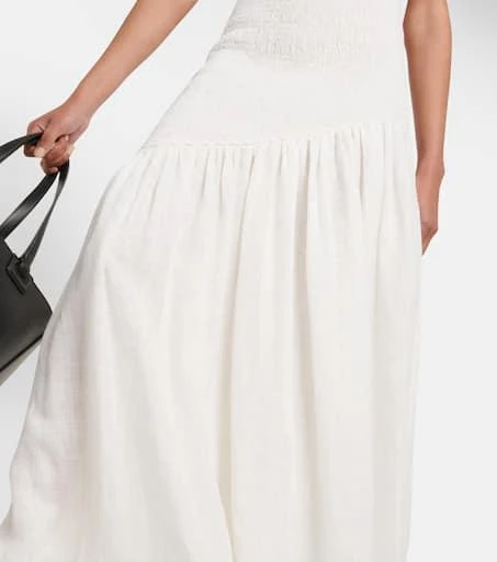 Gabriela Hearst Veloso linen and silk maxi dress 5