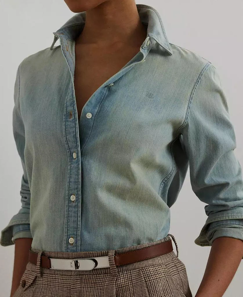 Ralph Lauren Women's Classic-Fit Denim Shirt 3