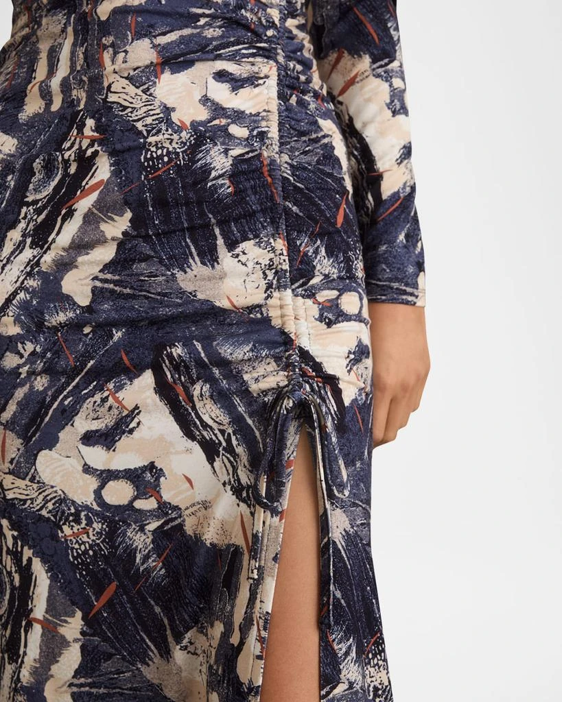 REISS Riyo Abstract-Print Midi Dress 5