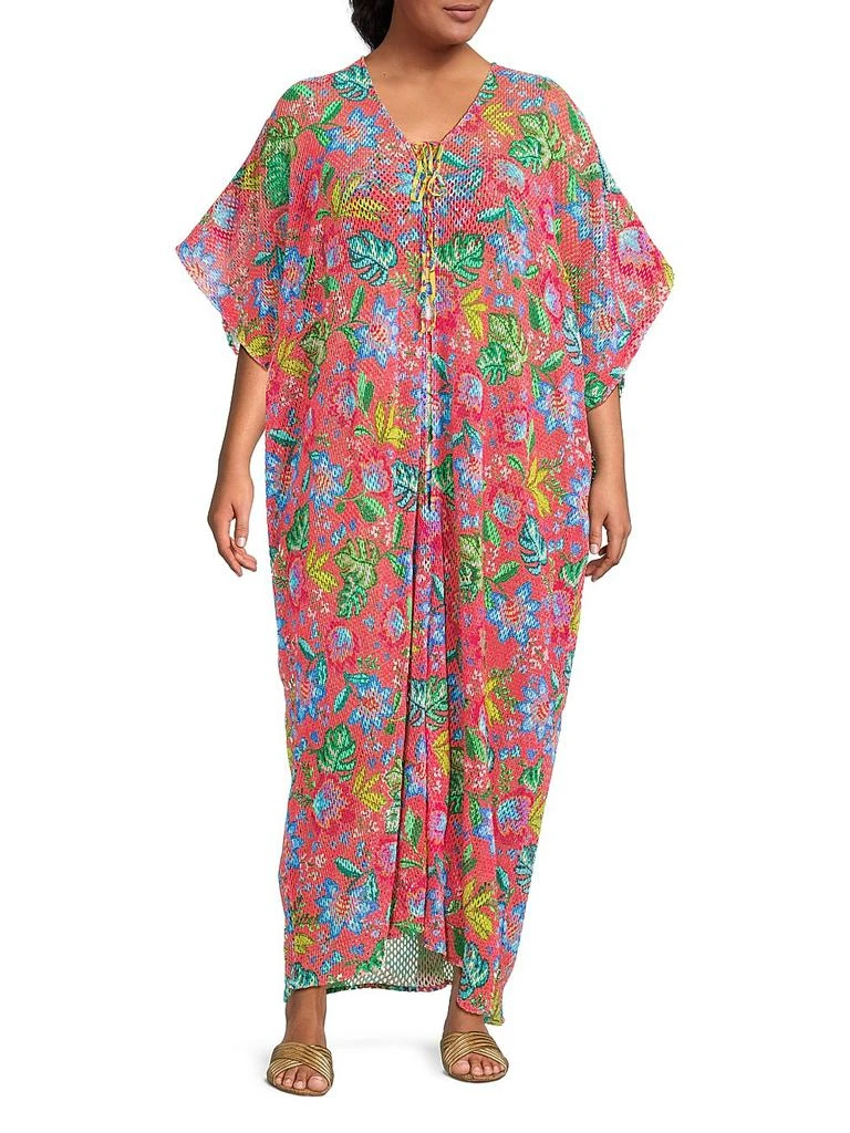 chinese dress ladies JADE by Johnny Was Black Pink Floral 2 Layer Size LARGE (L) Dress –  ReturnStyle main image 1