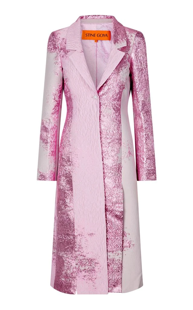 Stine Goya Stine Goya - Aneta Single-Breasted Coat - Pink - XS - Moda Operandi 1