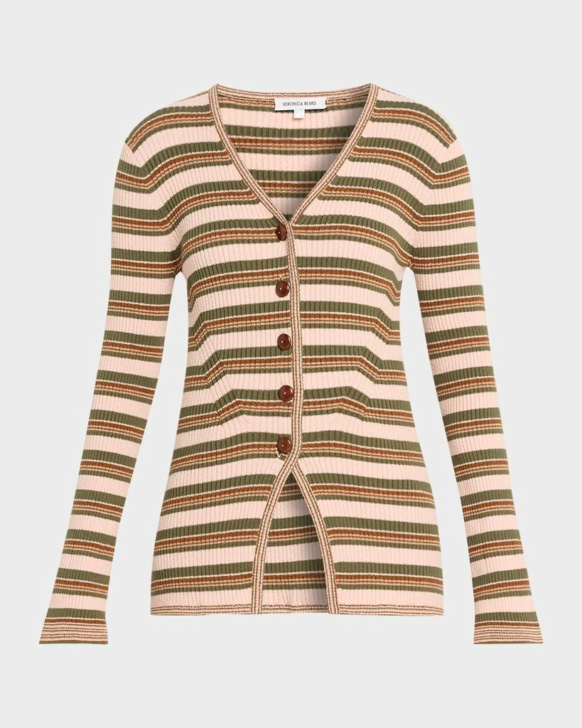 VERONICA BEARD Grazia Stripe Cardigan
