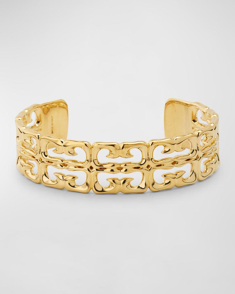 Givenchy Pavé Twist Bangle Bracelet - Fashion Accessories