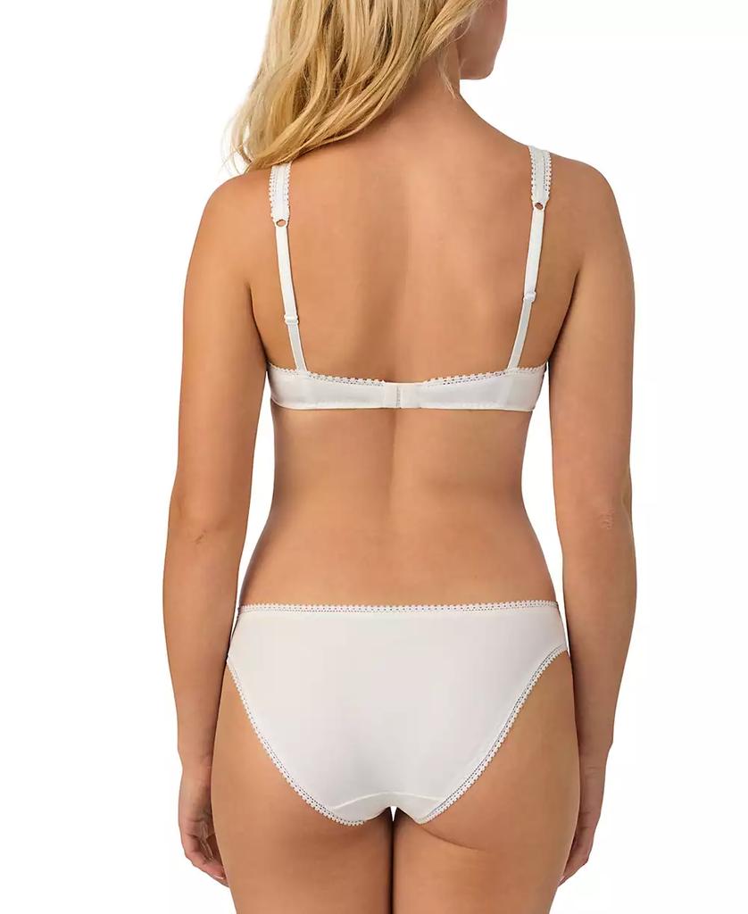 Le Mystère Women's Cabana Cotton Lace-Trim Bralette 010404