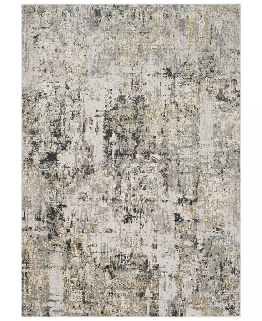 Surya Quatro QUA-2300 Medium Gray 7'10" x 10'3" Area Rug 1