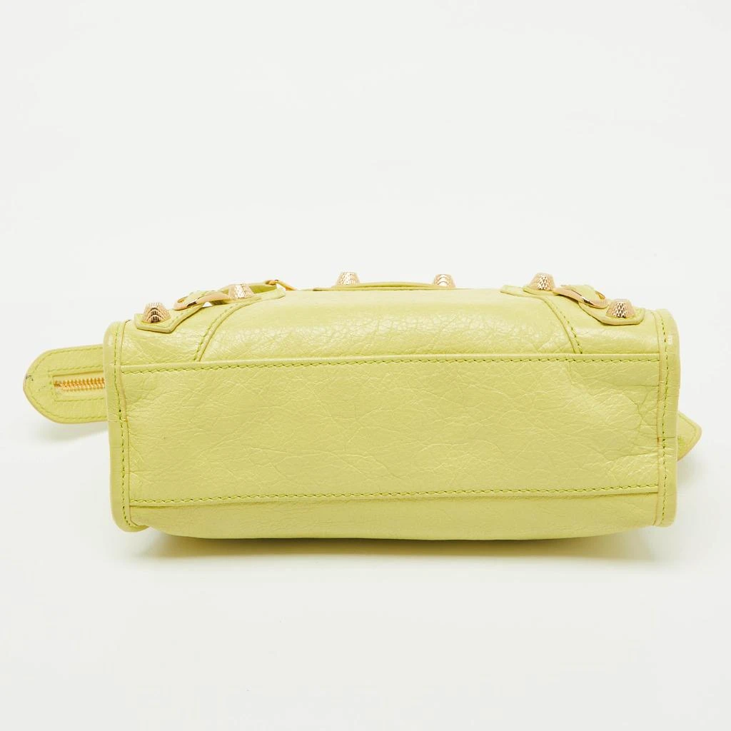 Balenciaga Balenciaga Yellow Leather Mini Classic City Bag 8