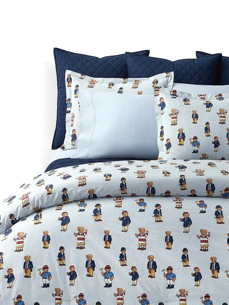 Ralph Lauren Teddy Bear Stripe 3-Piece Comforter Set 1