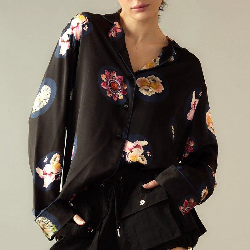 Cynthia Rowley Moonlit Petal Blouse 1