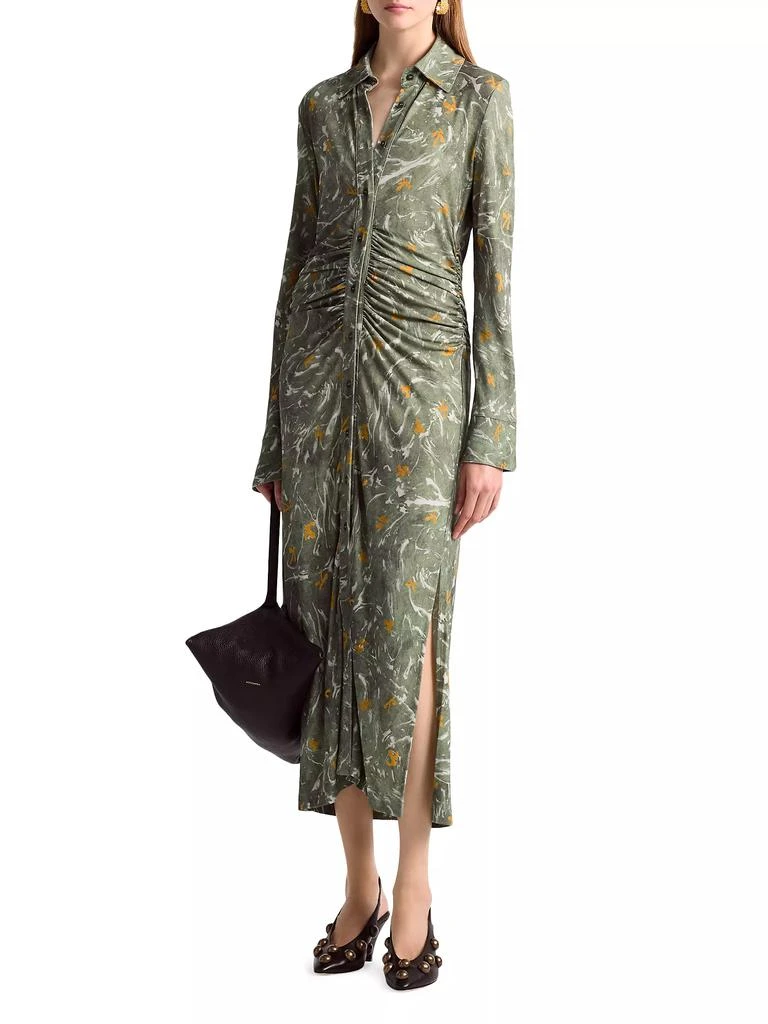 Altuzarra Claudia Ruched Waist Shirtdress 3