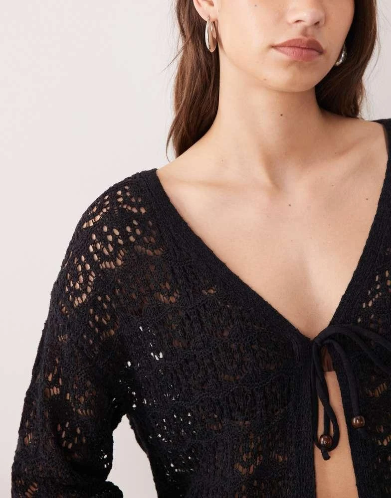 black dress for rectangle body shape Buy Isla Crochet Dress in Black Online