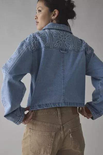 Kimchi Blue Kimchi Blue Mary Floral Embroidered Denim Jacket 3