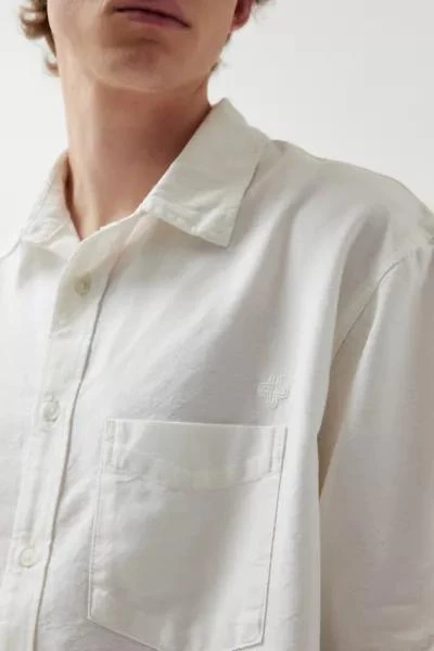 Urban Outfitters UO Solid Cutoff Oxford Shirt 4
