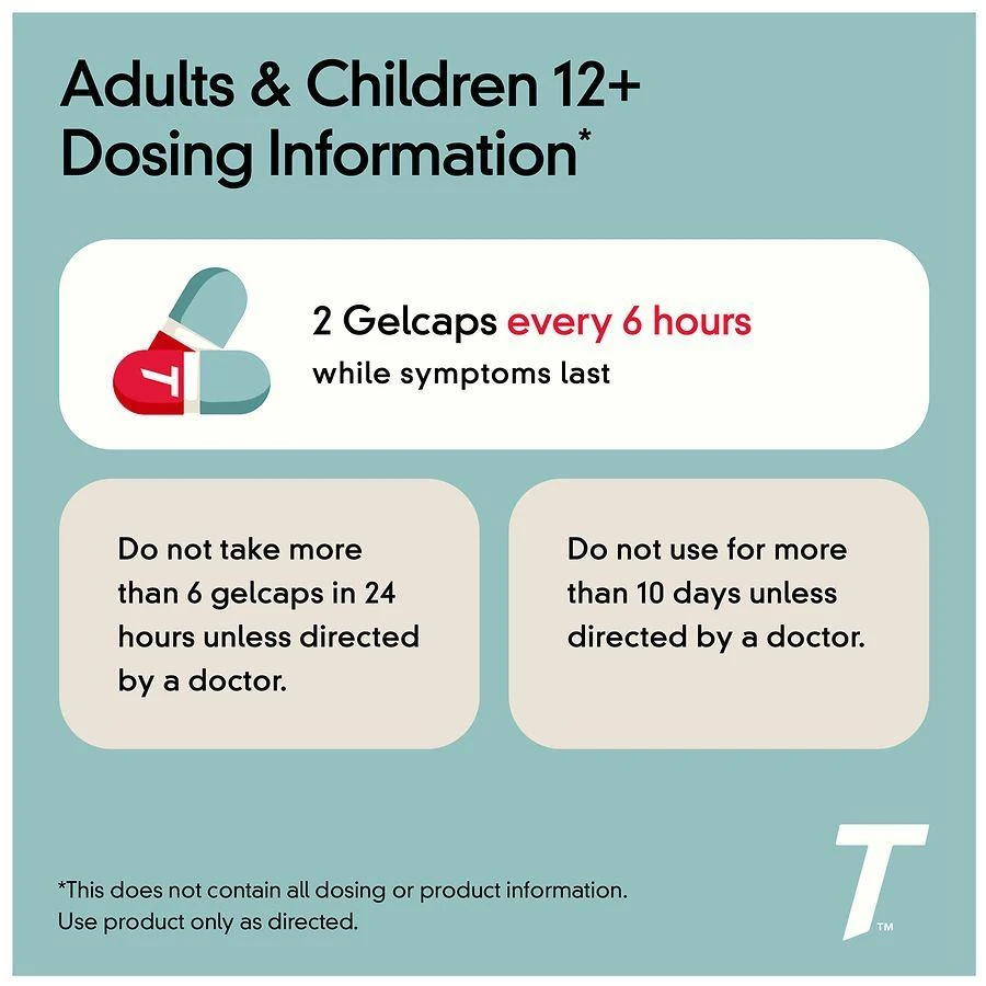 TYLENOL 500 Mg Acetaminophen Rapid Release Gels 5