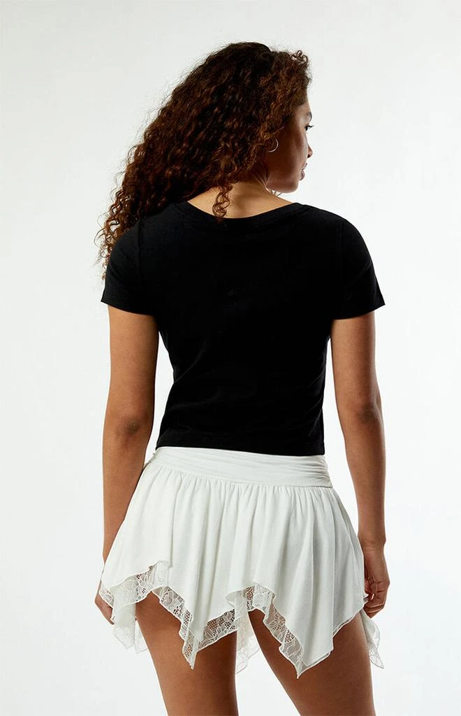 True Religion Distressed Crystal V-Neck T-Shirt 3