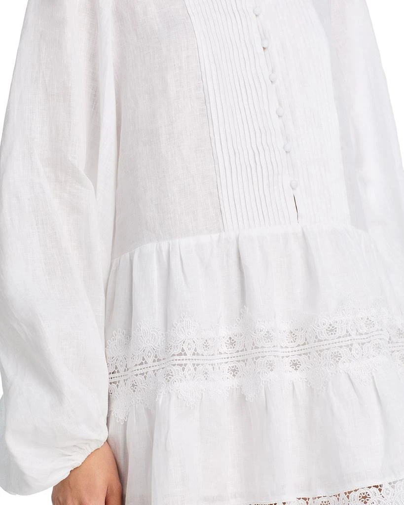 Bardot Antonia Lace Trim Mini Dress 6