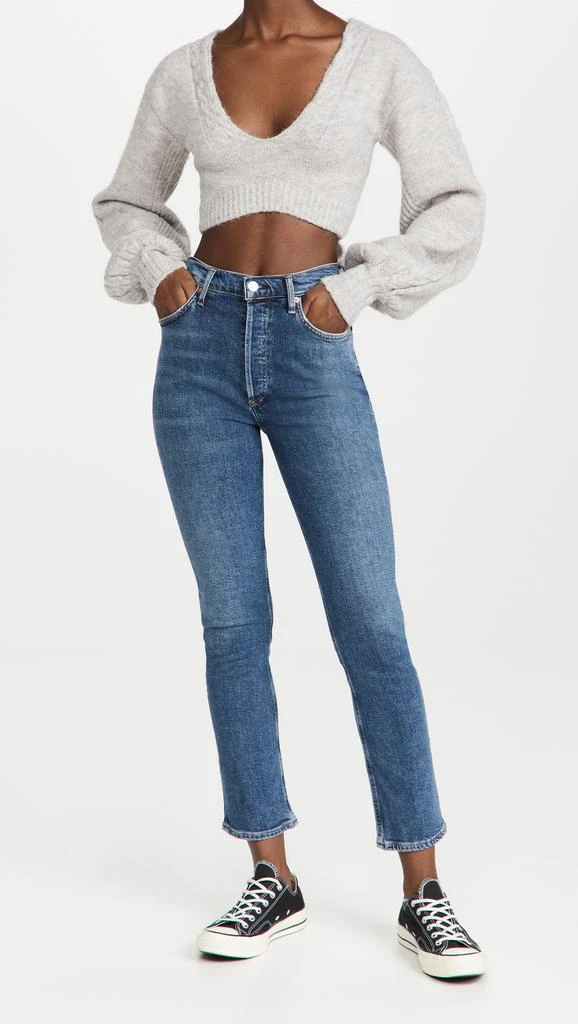 Citizens of Humanity Charlotte High Rise Straight Jeans 4
