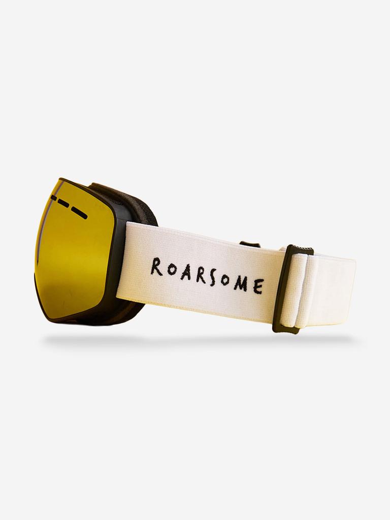 Roarsome Kids Ski Goggles in Silver