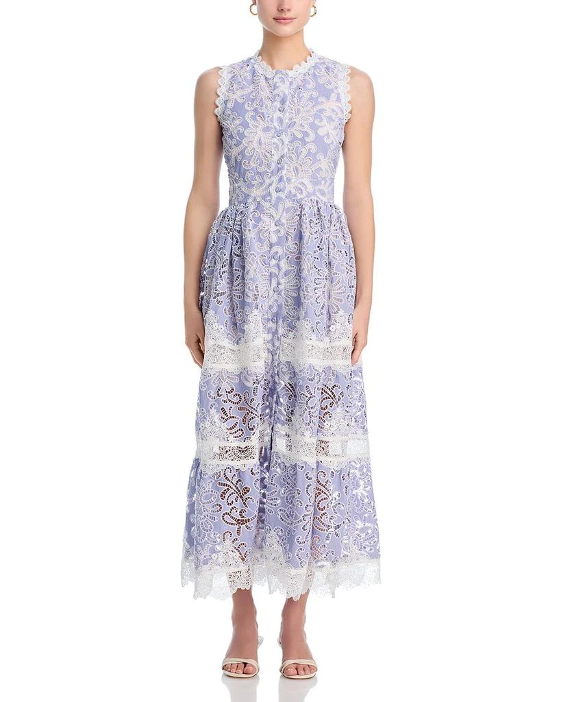 Waimari Gaia Eyelet Embroidered Dress 7