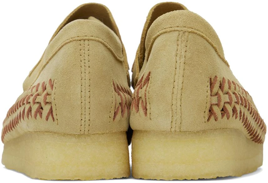 Clarks Beige Wallabee Weave Loafers 2