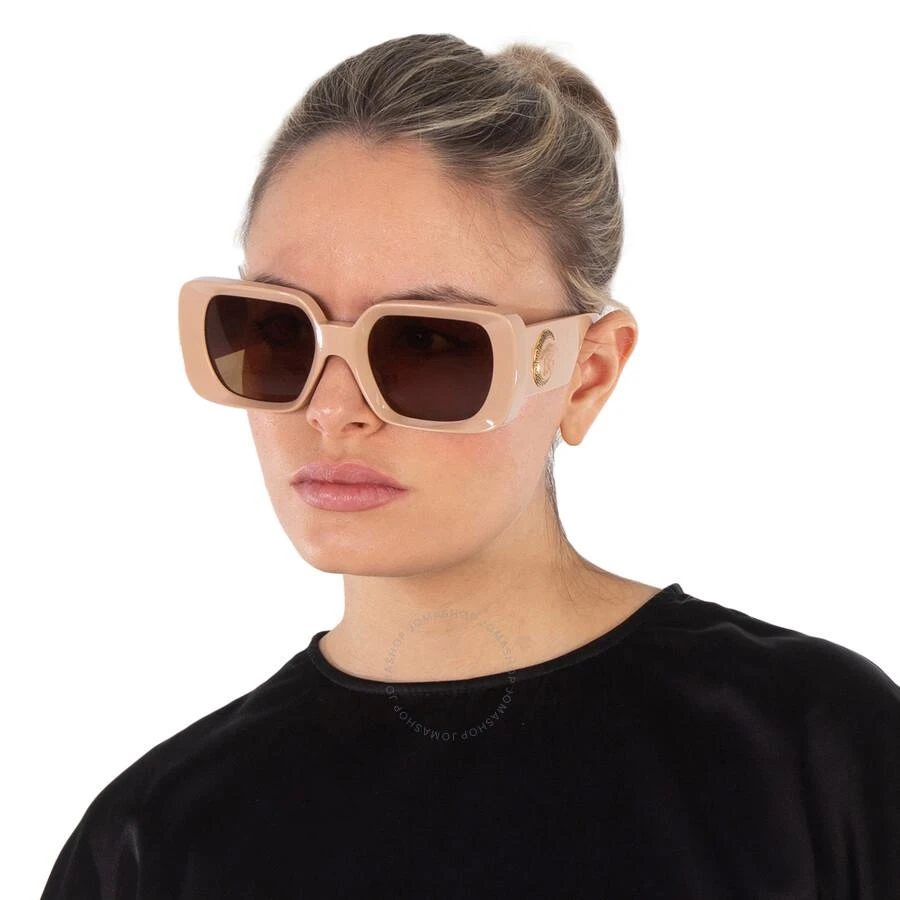 Versace Brown Square Ladies Sunglasses VE4473U 548973 56 2