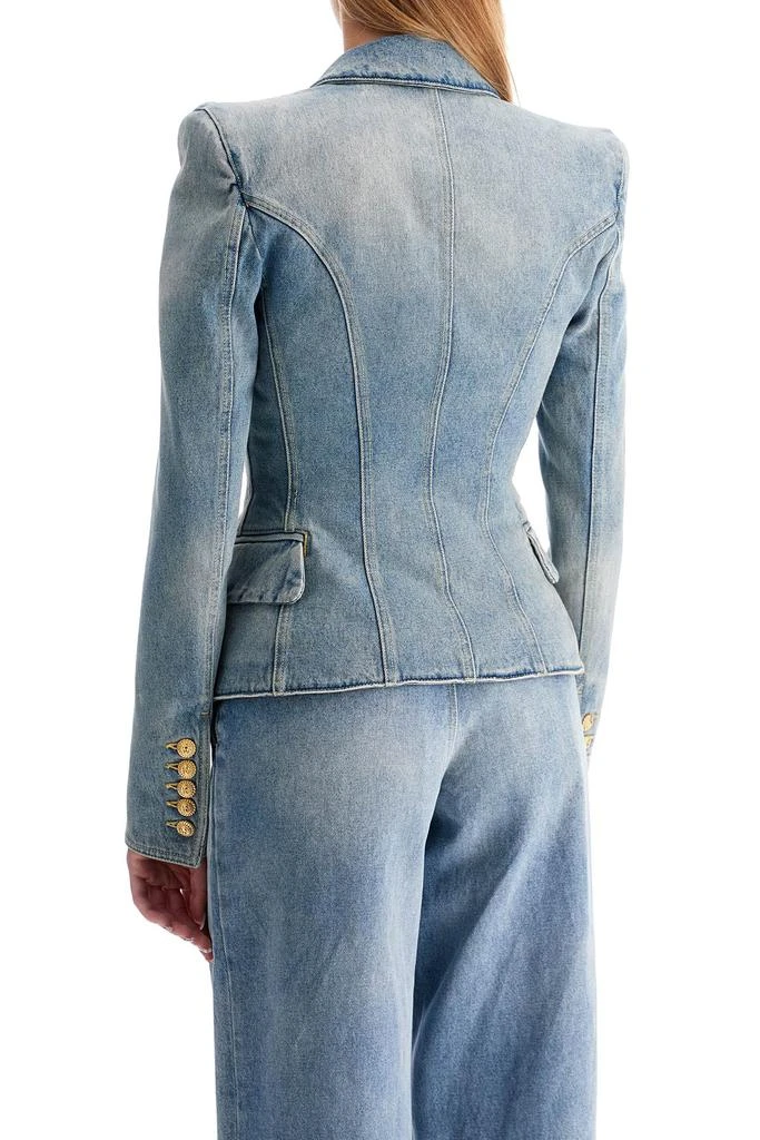 Balmain denim jacket with embossed buttons 3