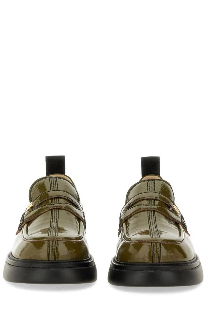 Ganni Ganni Polished Slip-On Loafers 3
