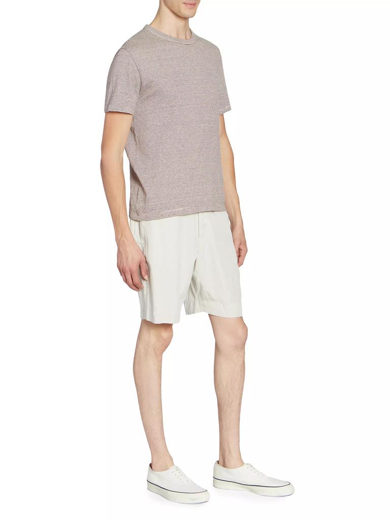 Officine Générale Multico Linen-Blend T-Shirt