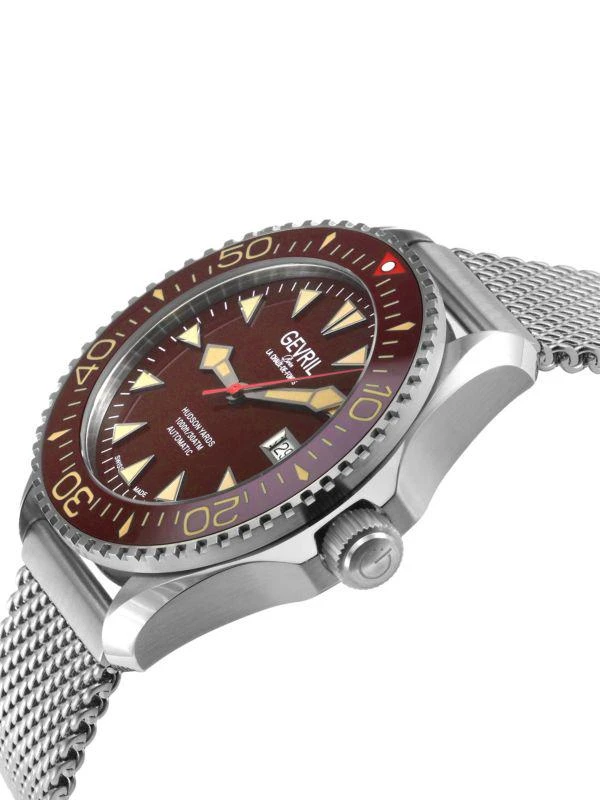 Gevril Hudson Yards 43MM Stainless Steel Bracelet Automatic Watch 3