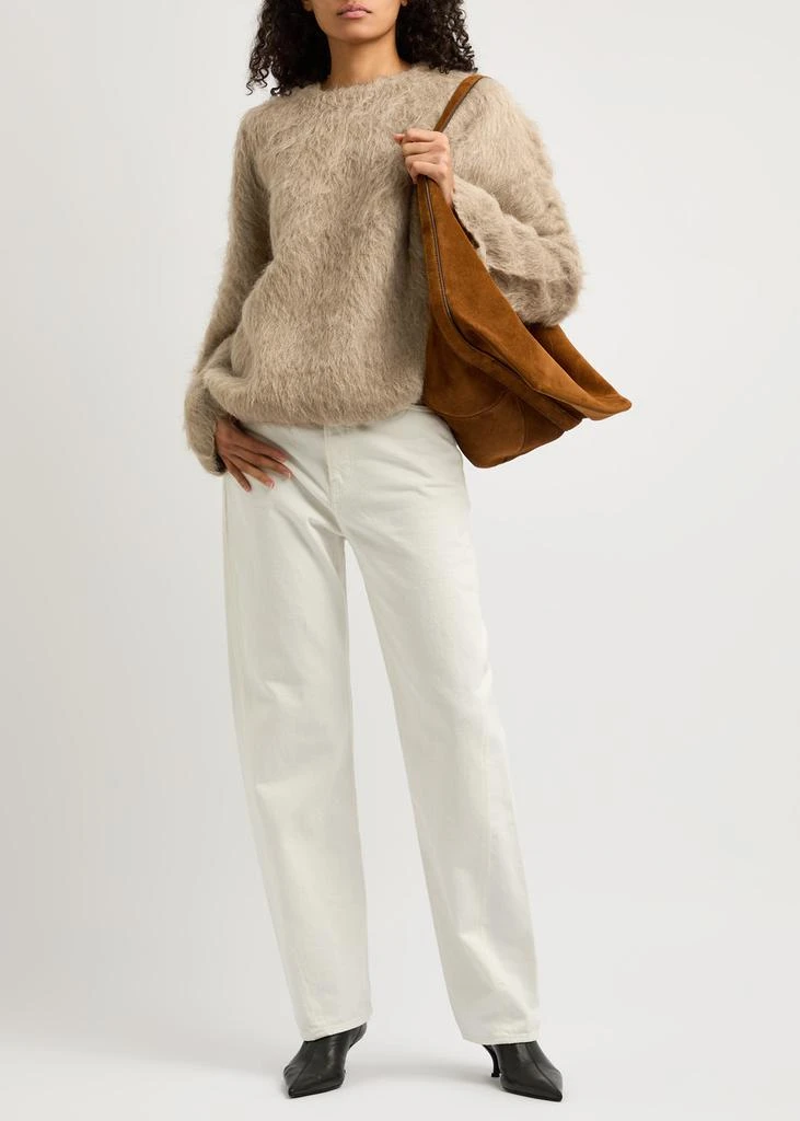 Totême Brushed alpaca-blend jumper 4
