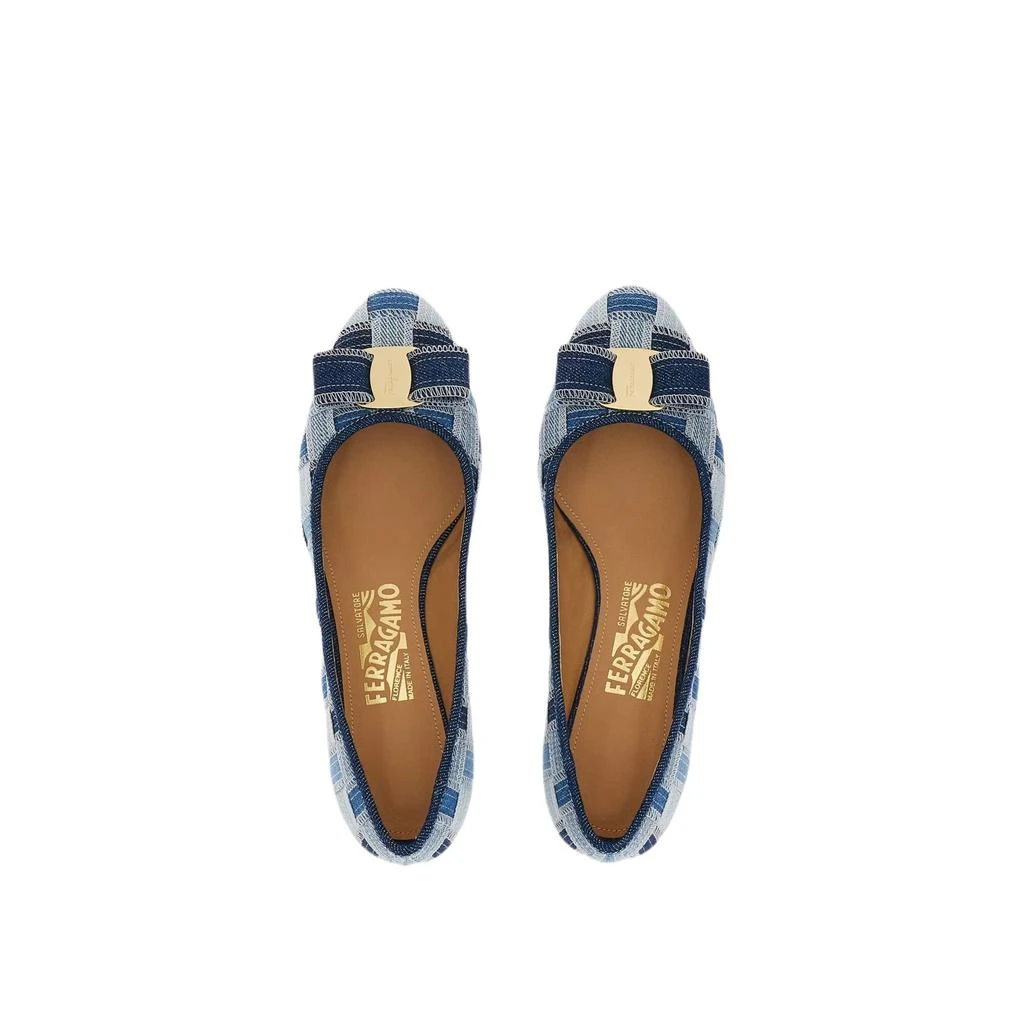Salvatore Ferragamo Ferragamo Wo Varina Women's Pumps Blue 3