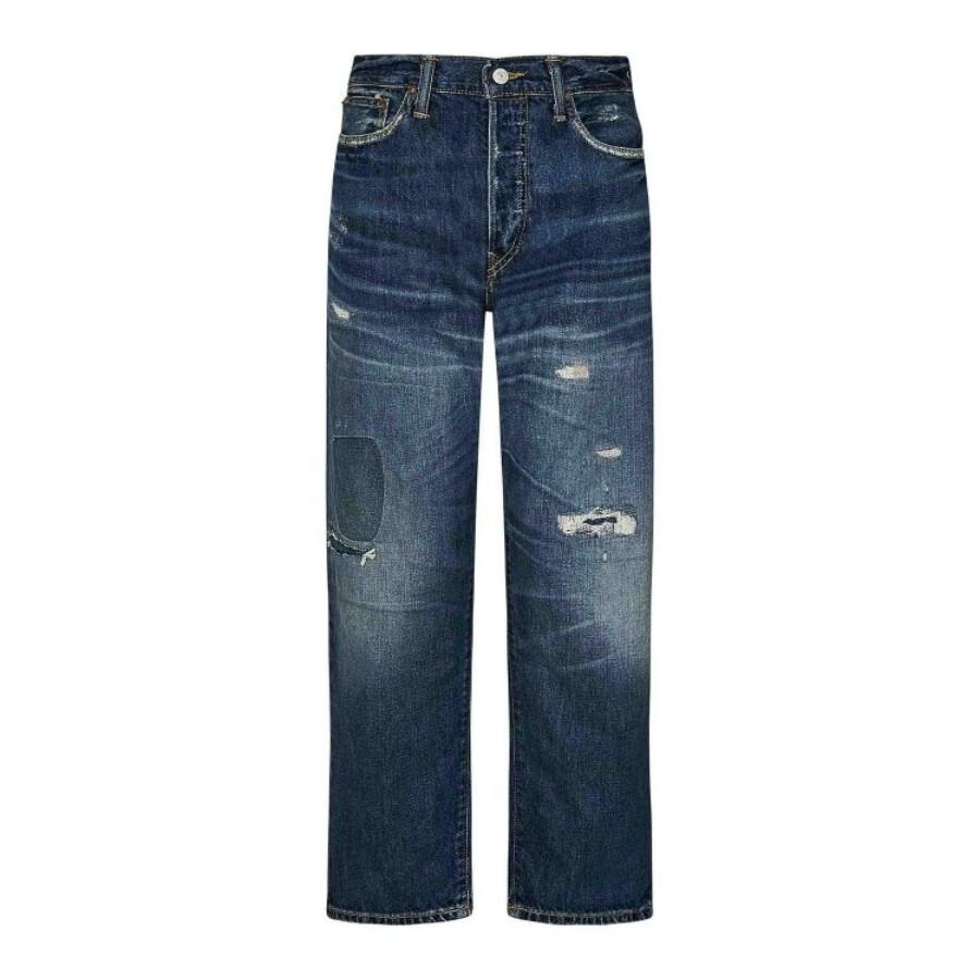 Ralph Lauren Logo Patch Straight-Leg Jeans